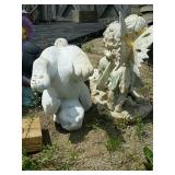 Plastic yard figurines