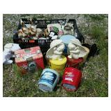 Assortment of home decor items