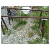 Metal tubing sawhorses 26 in tall 75 in Long