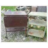 Vintage rolling carts