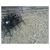 Decorative flower garden fencing