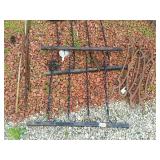 2 pieces black fencing