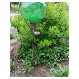 Gazing ball with stand