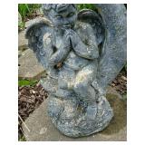 Cement yard statue. Approximately 22 in tall