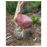 Cement Pelican statue