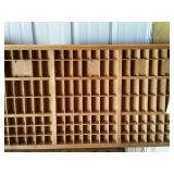 Miniature wooden display case