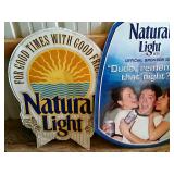 Natural light metal signs