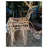 Large lighted dear yard decoration