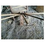 Vintage Perfection clothes drying rack, tobacco