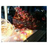 Rope lights, patio lights, several strands