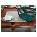 Plastic clothes basket, stackable sweater dryer