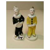 Occupied Japan clown figurines