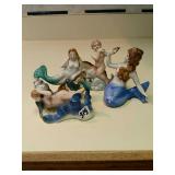 Occupied Japan mermaid figurines