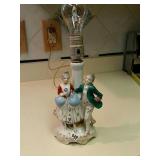 Occupied Japan dresser lamp, measures 10 in tall,