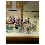 Occupied Japan Colonial man and woman figurines