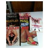 Hustler magazines assorted years
