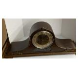 Vintage mantel clock no key 11"x29"