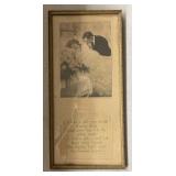 Her gift  Clyde squires print and poem by Burgess