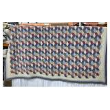 Quilt some rips and stains
 82" x 78"