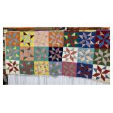 Quilt some staining 
70" x 77"