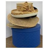 Hat box and different church hats