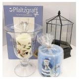 Pfaltzgraff Hurricane Glasses, H Potter Glass