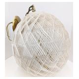 Mid Century Swag Spaghetti Ceiling Light, 15" H