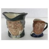 Royal Doulton Toby Jugs Parsol Brown and Fat Boy