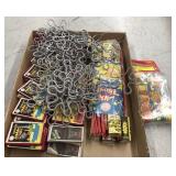 Flat of assorted fireworks including bottle