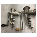 Landers Frary & Clark meat grinders