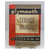 Vtg Plymouth Service Manual 1946-1954