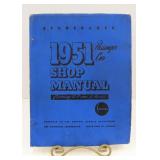 Vtg 1951 Passenger Car Shop Manual, Studebaker