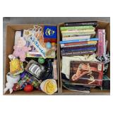Box of Cook Books, Decorations, Children