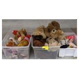 Large Lot of Teddy Bears and Beanie Babies