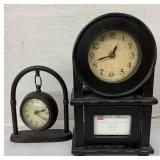 Table clocks 11" tall 7" tall