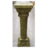 Plaster Plant Stand. 26in Tall