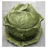 Holland mold cabbage serving soup bowl