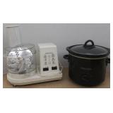 Lot of Hamilton beach multi mixer and crockpot