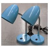 Blue Table Lamp. Bidding on one times the