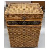 Wicker Waste Basket