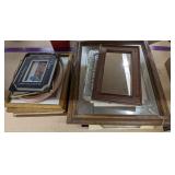 Lot of Framed Wall Art and Family Photo Collage