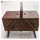 Wooden Sewing Basket