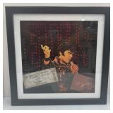 Shadow box w/ Elvis, 14" x 14".