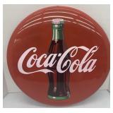 Metal Coca-Cola sign 16".