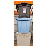 Lot of 3 large Tote Boxes