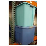 Lot of 2 Extra Large Tote Boxes