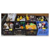 Large Lot of Automotive and Cleaning Chemicals