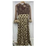 Vintage dress long party dress.