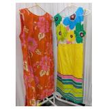 Vtg 70s Sleeveless Dresses, Kamehameha