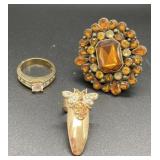 Costume jewelry rings